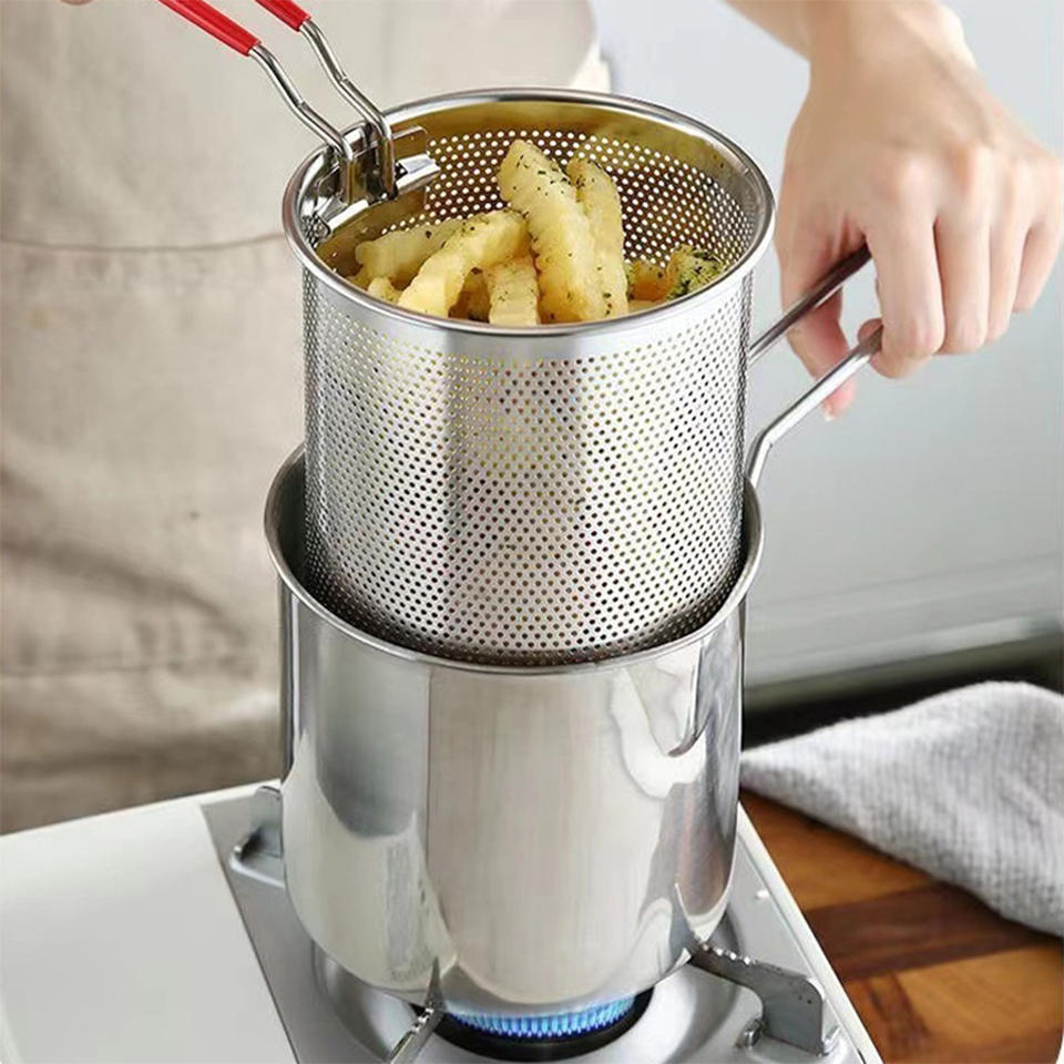 Kitchen Appliances In Japanese - Freidora de acero inoxidable 304 con