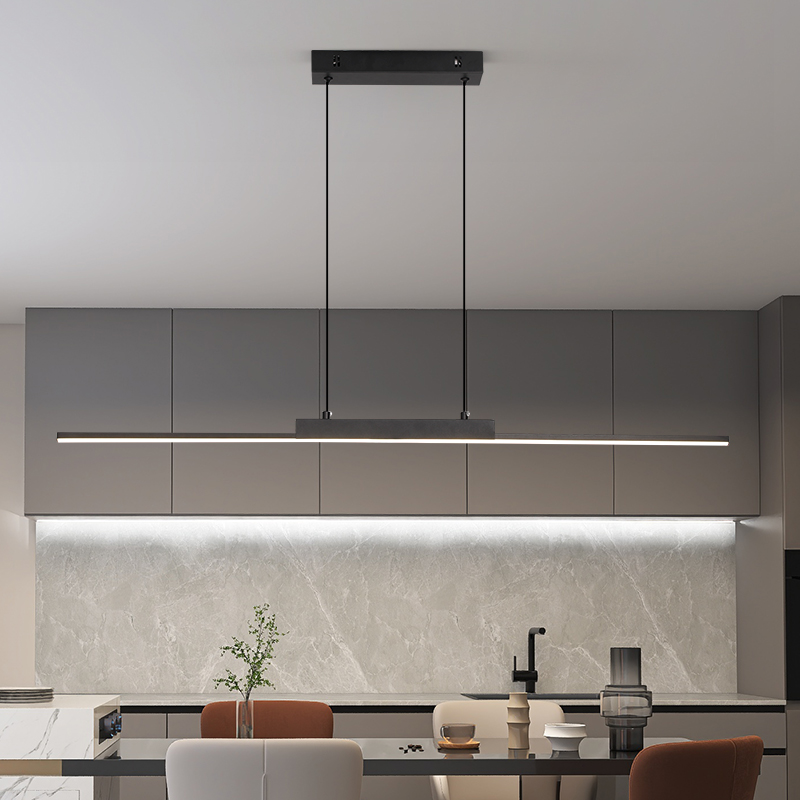 Kitchen Appliances In White - Luces colgantes modernas y sencillas para
