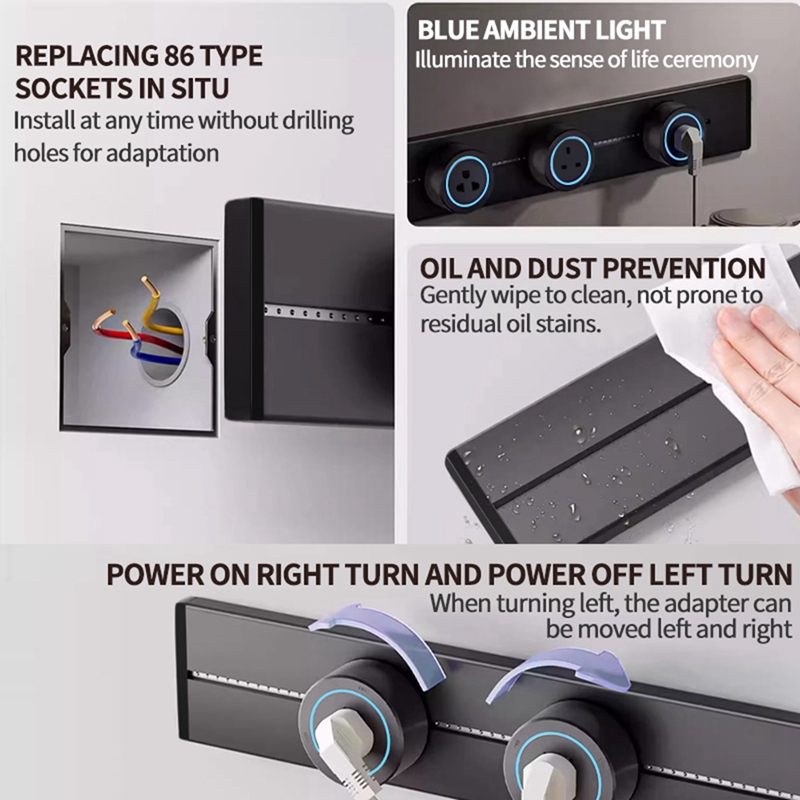 Kitchen Appliances Uk - Toma de corriente para carril, toma
