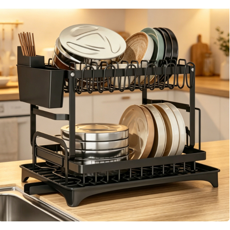 Kitchen Appliances Storage - Escurridor de Platos Metálico de 2