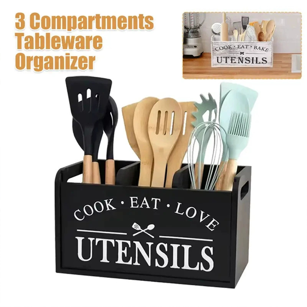 Kitchen Appliances Storage - Soporte de madera para utensilios de