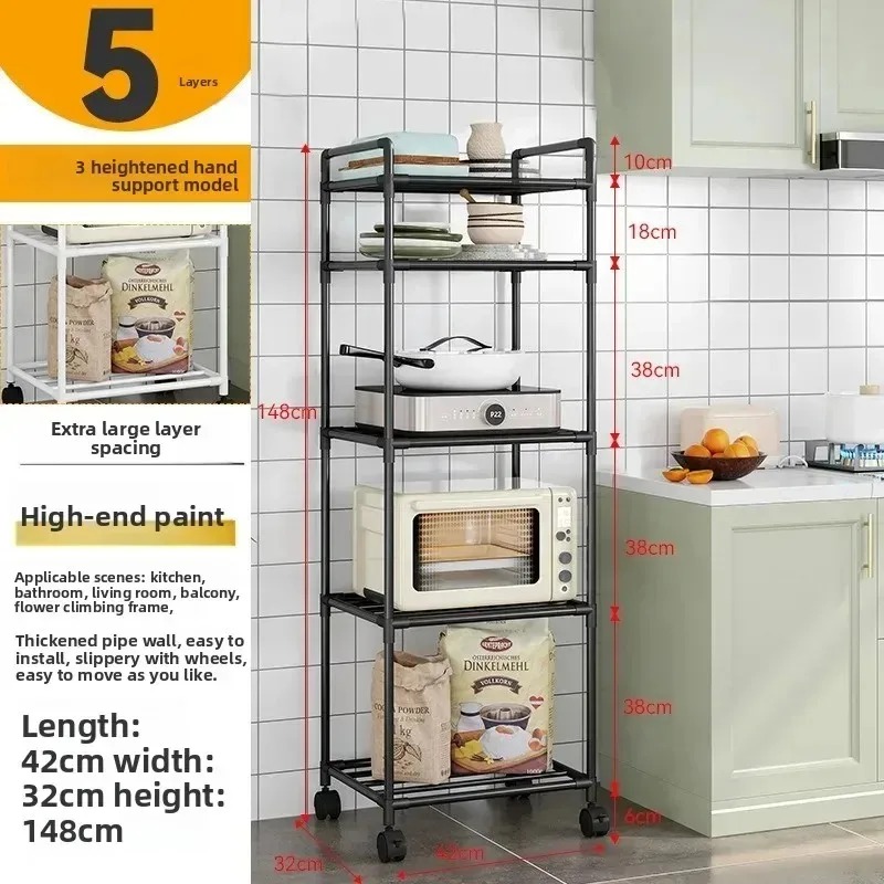 Kitchen Appliances Storage - Estante de almacenamiento de alta capacidad,
