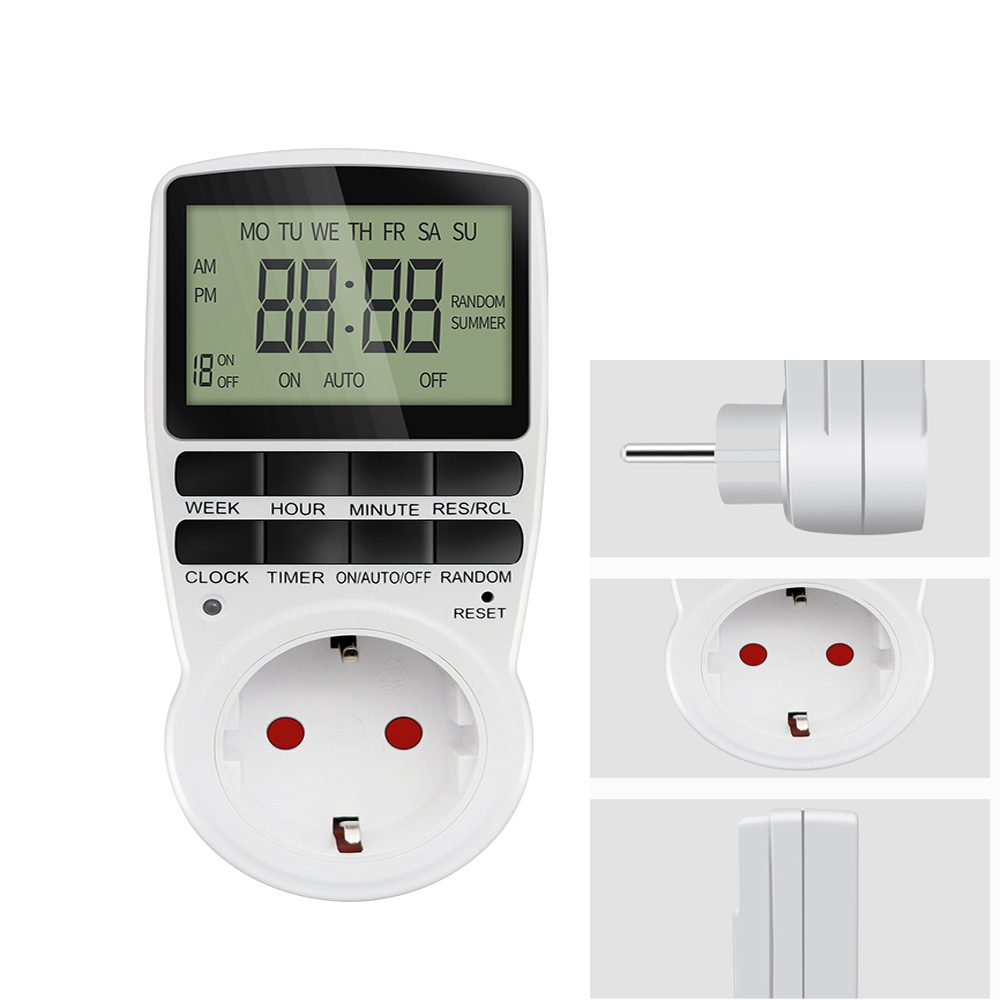 Kitchen Appliances Uk - Temporizador Digital interruptor electrónico 12/24 horas