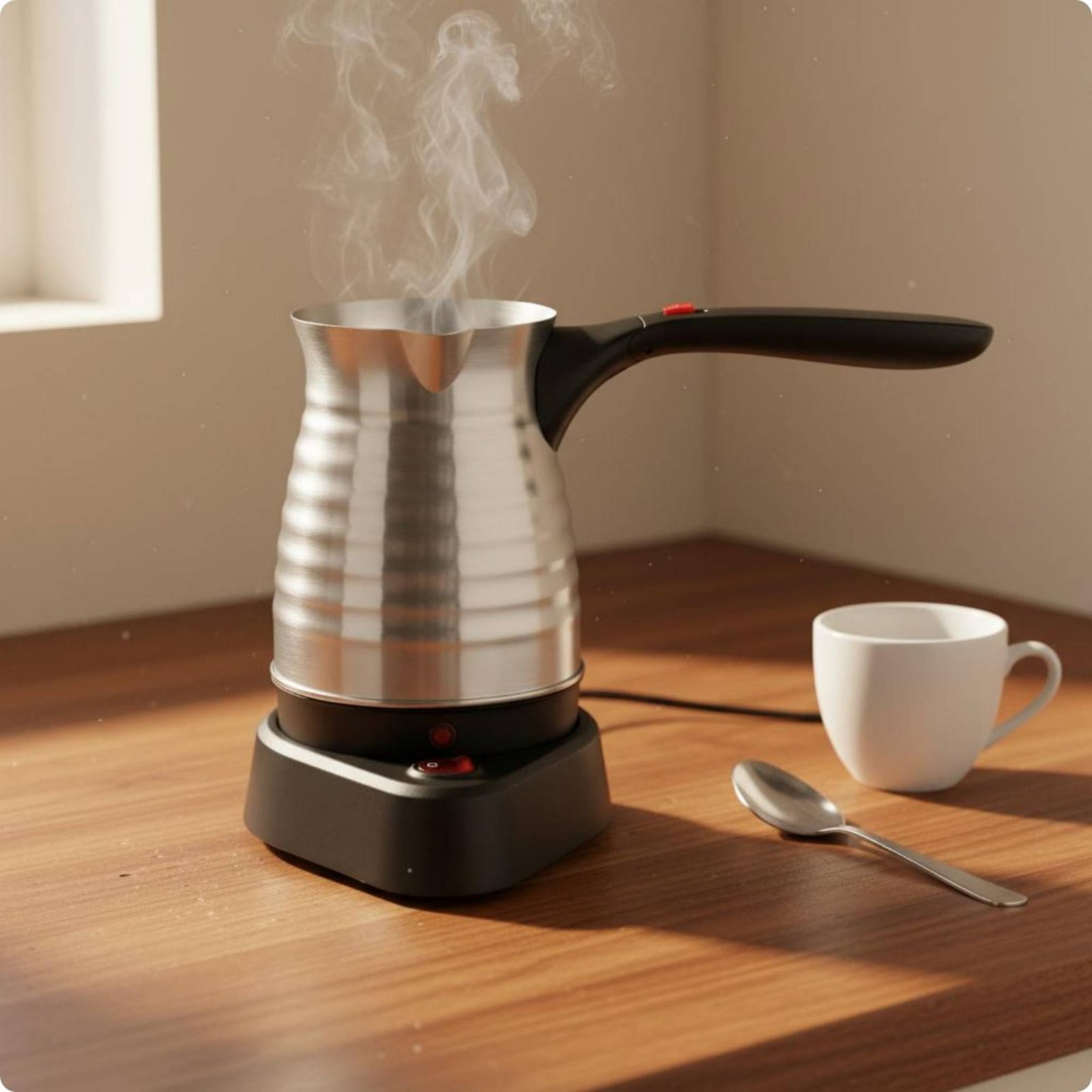 Kitchen Appliances Uk - Cafetera Eléctrica Turca con Enchufe para