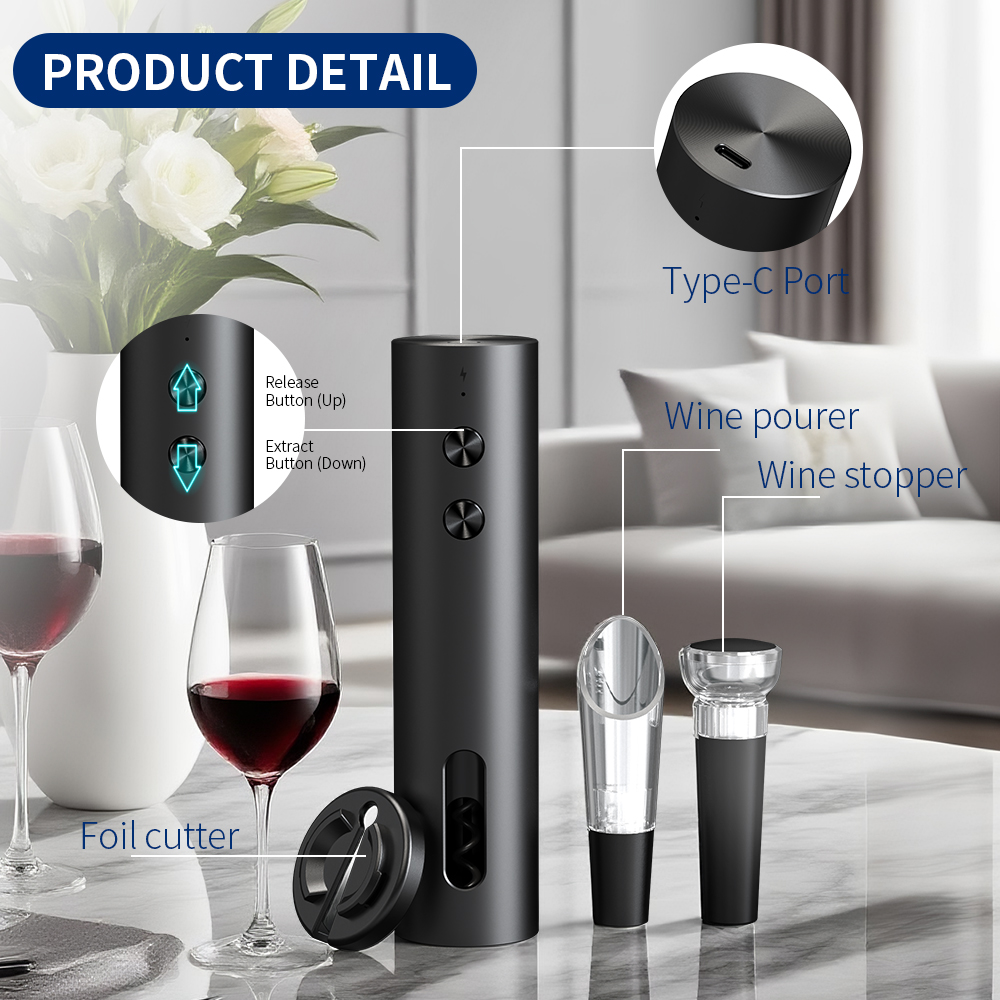 Set de abridor de botellas de  - Wine Opener Electric reseña y precio