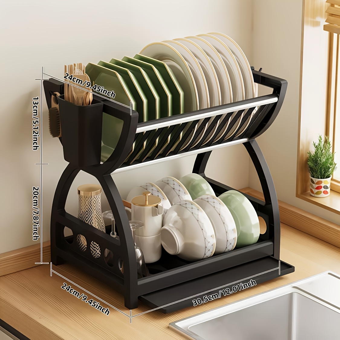 Estante Escurridor de Platos A - Kitchen Appliances Storage reseña y precio