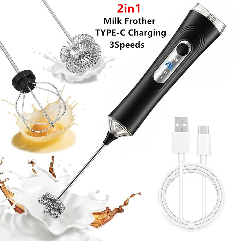 Espumador de Leche Eléctrico + - Milk Frother Automatic reseña y precio