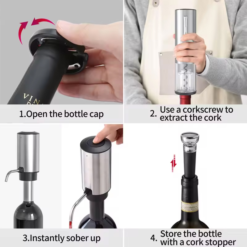 Juego de abridor de botellas d - Wine Opener Electric reseña y precio