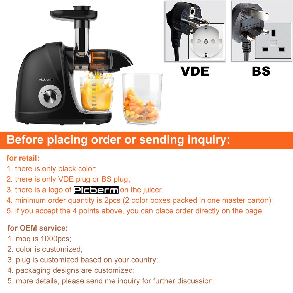 Extractor de jugos lento horiz - Kitchen Appliances Quality reseña y precio
