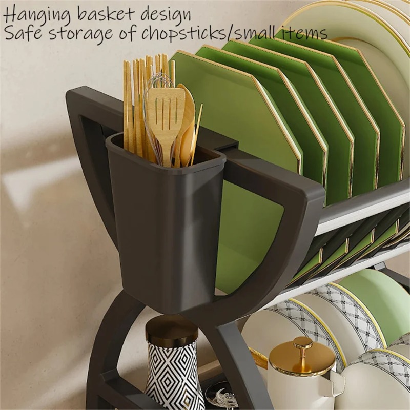 Escurridor de Platos de 2 Nive - Kitchen Appliances Storage reseña y precio