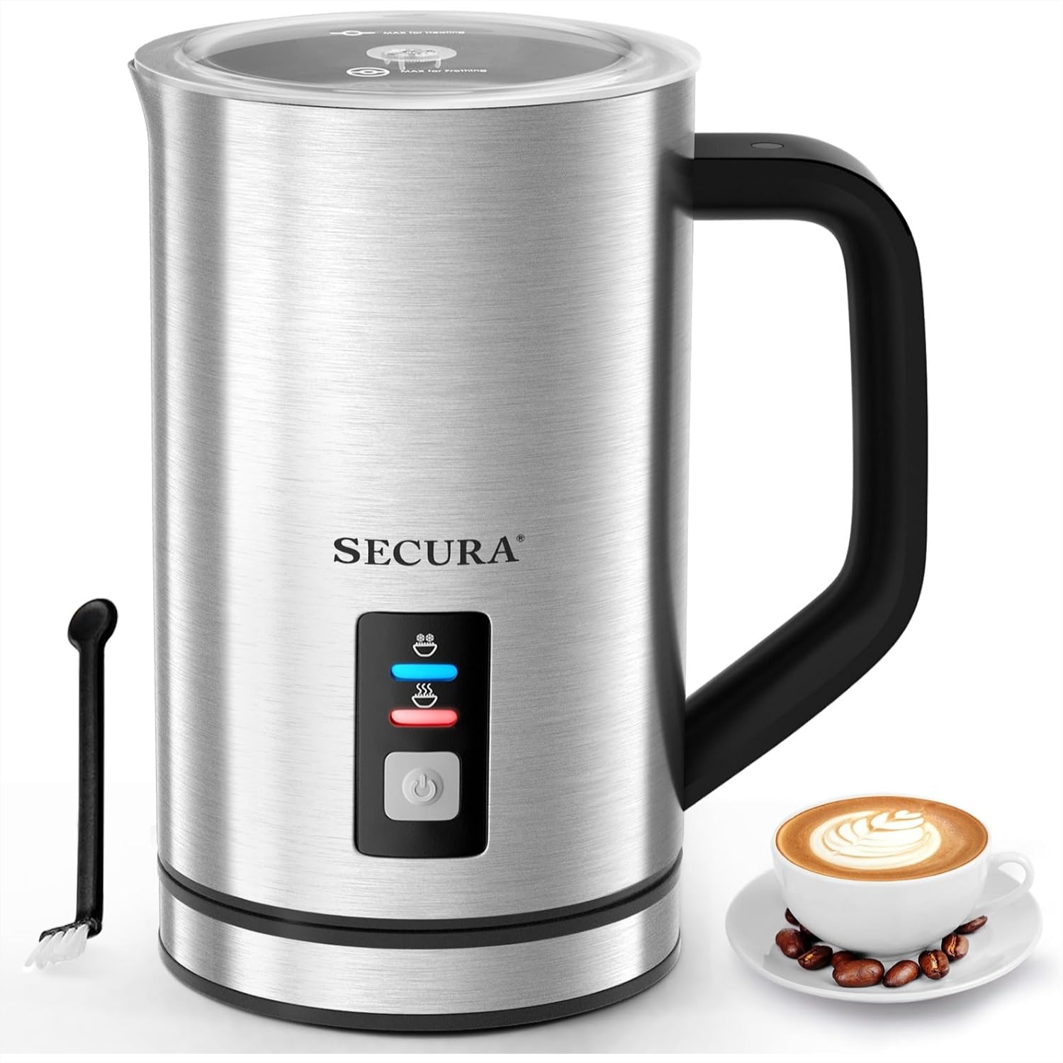 Espumador de Leche Eléctrico d - Milk Frother Automatic reseña y precio