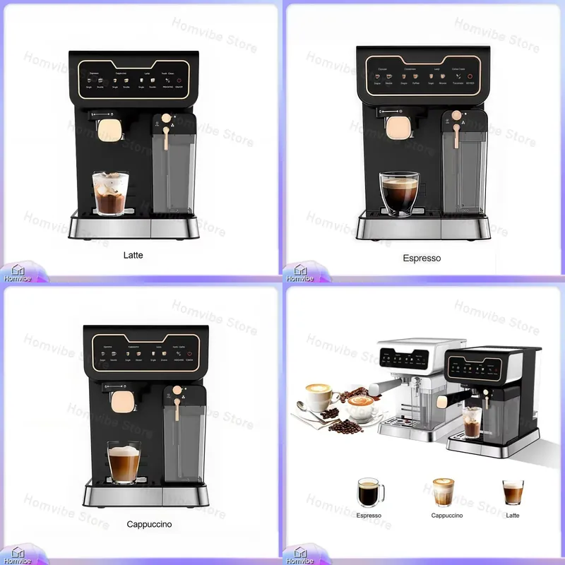 Cafetera Espresso Semiautomáti - Milk Frother Automatic reseña y precio