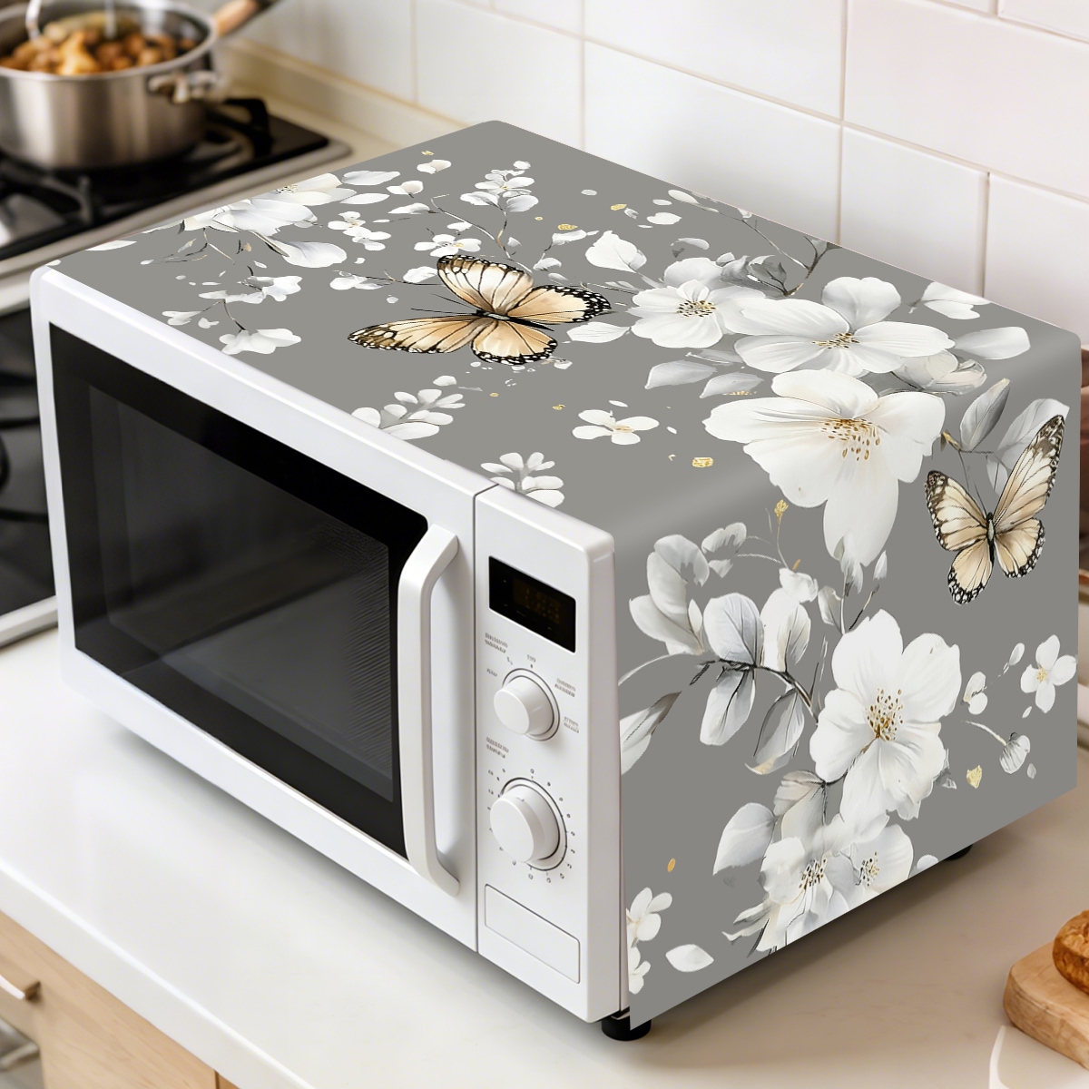 1 funda protectora para microo - Kitchen Appliances In White reseña y precio