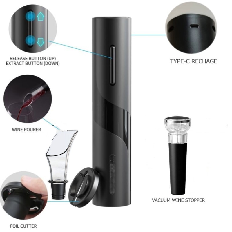 Sacacorchos automático eléctri - Wine Opener Electric reseña y precio
