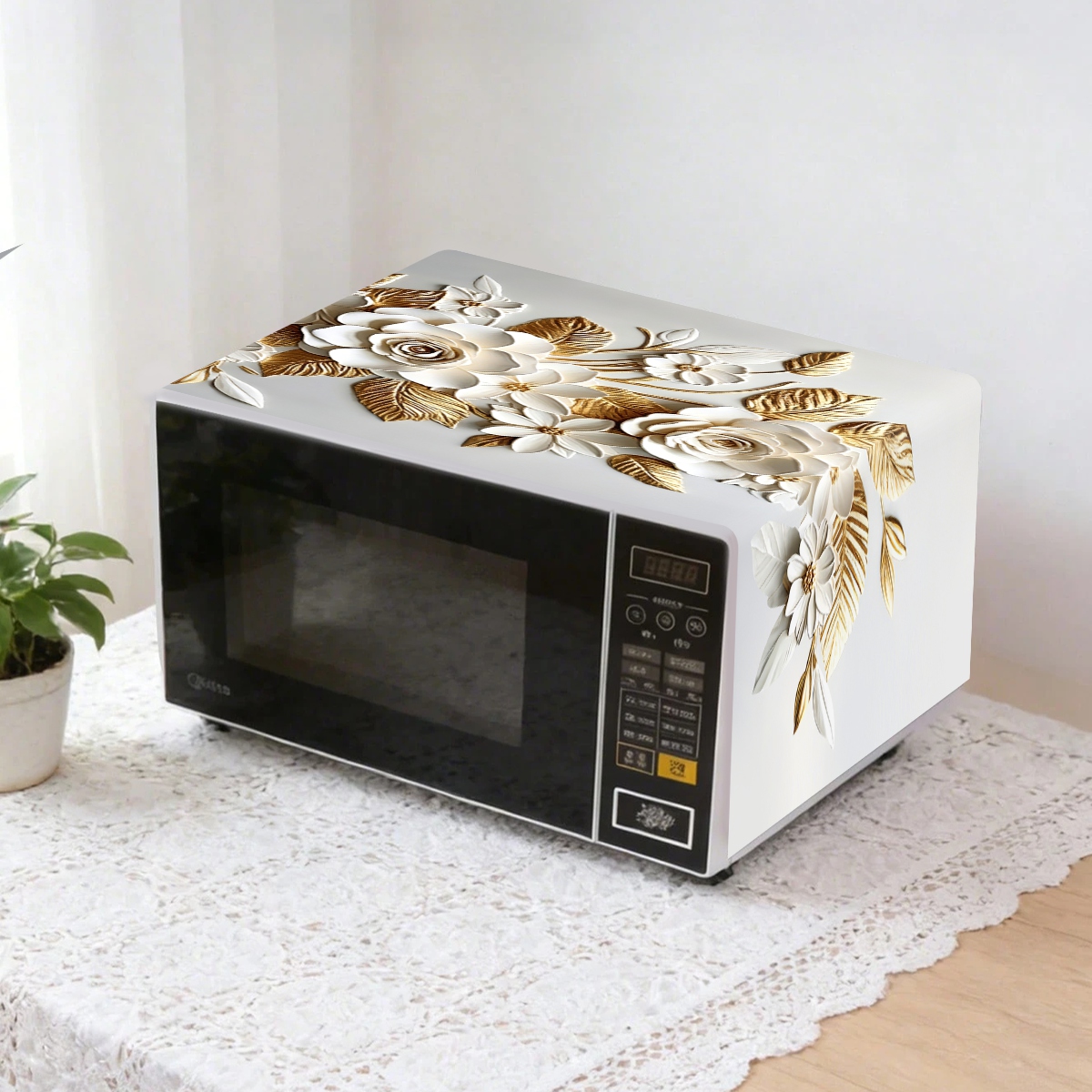 Funda para Horno de Microondas - Kitchen Appliances In White reseña y precio