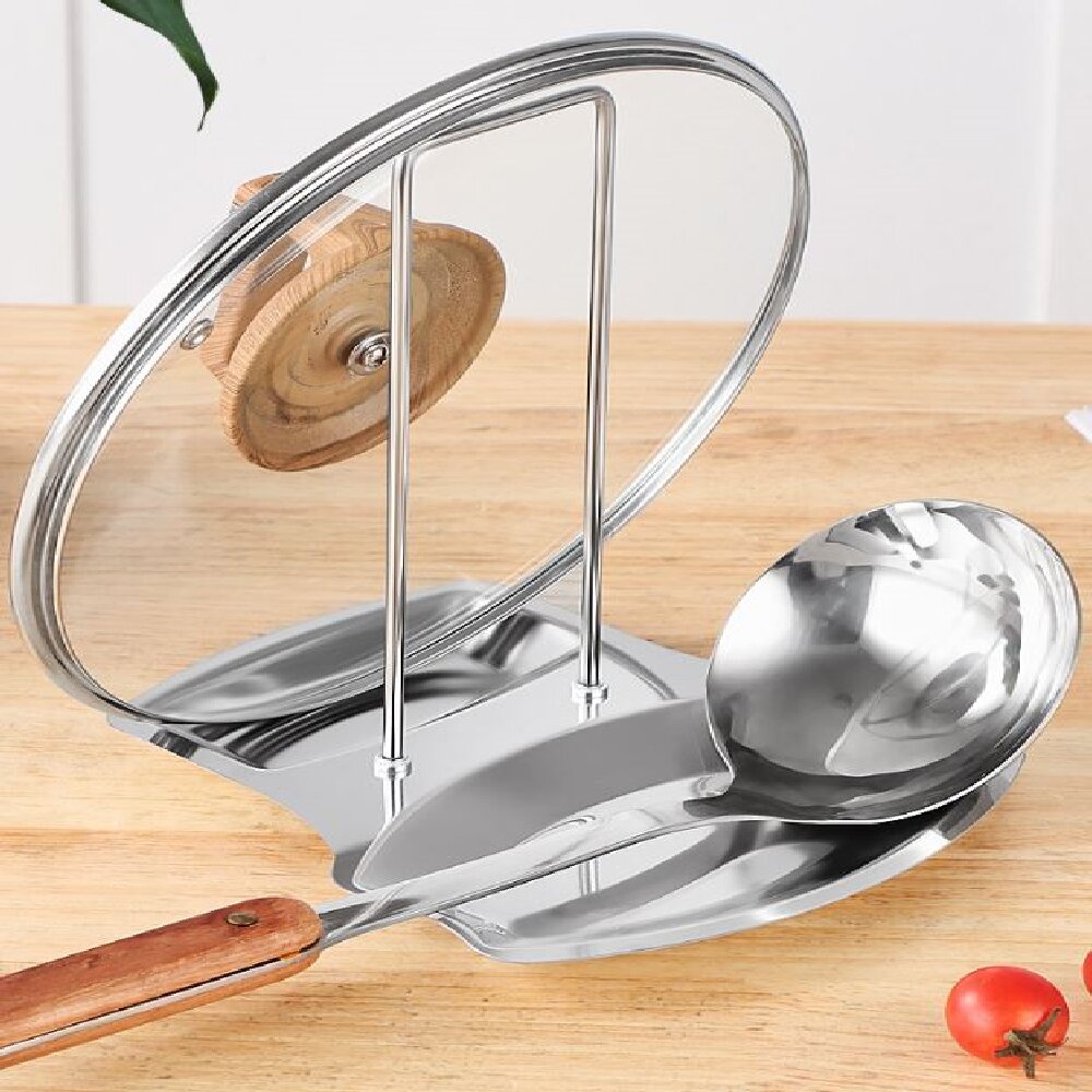 Soporte para tapas de ollas de - Kitchen Appliances Storage reseña y precio