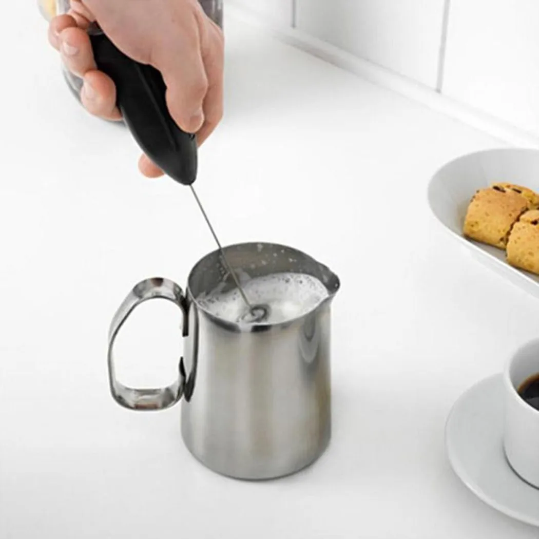 Mini batidor de huevos eléctri - Milk Frother Automatic reseña y precio