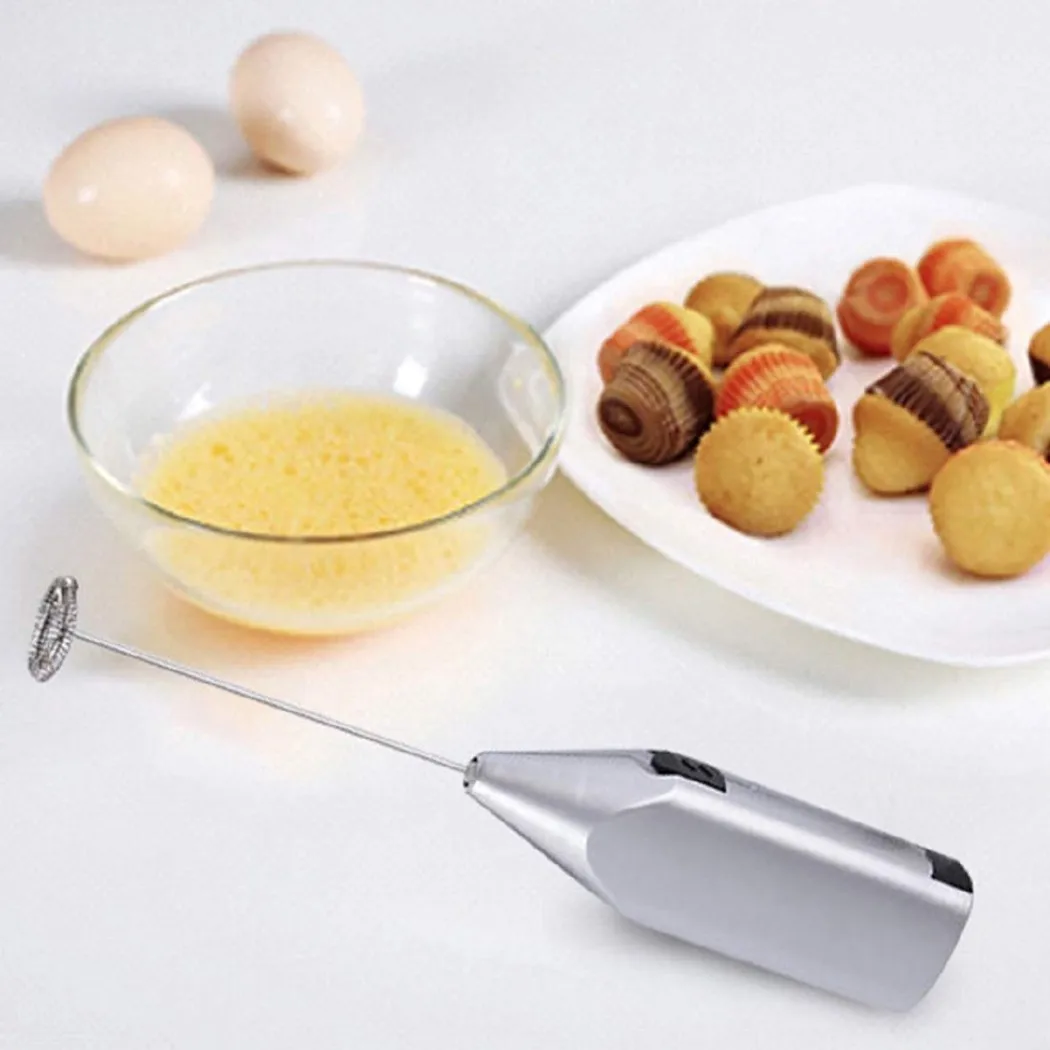 Mini batidor de huevos eléctri - Milk Frother Automatic reseña y precio