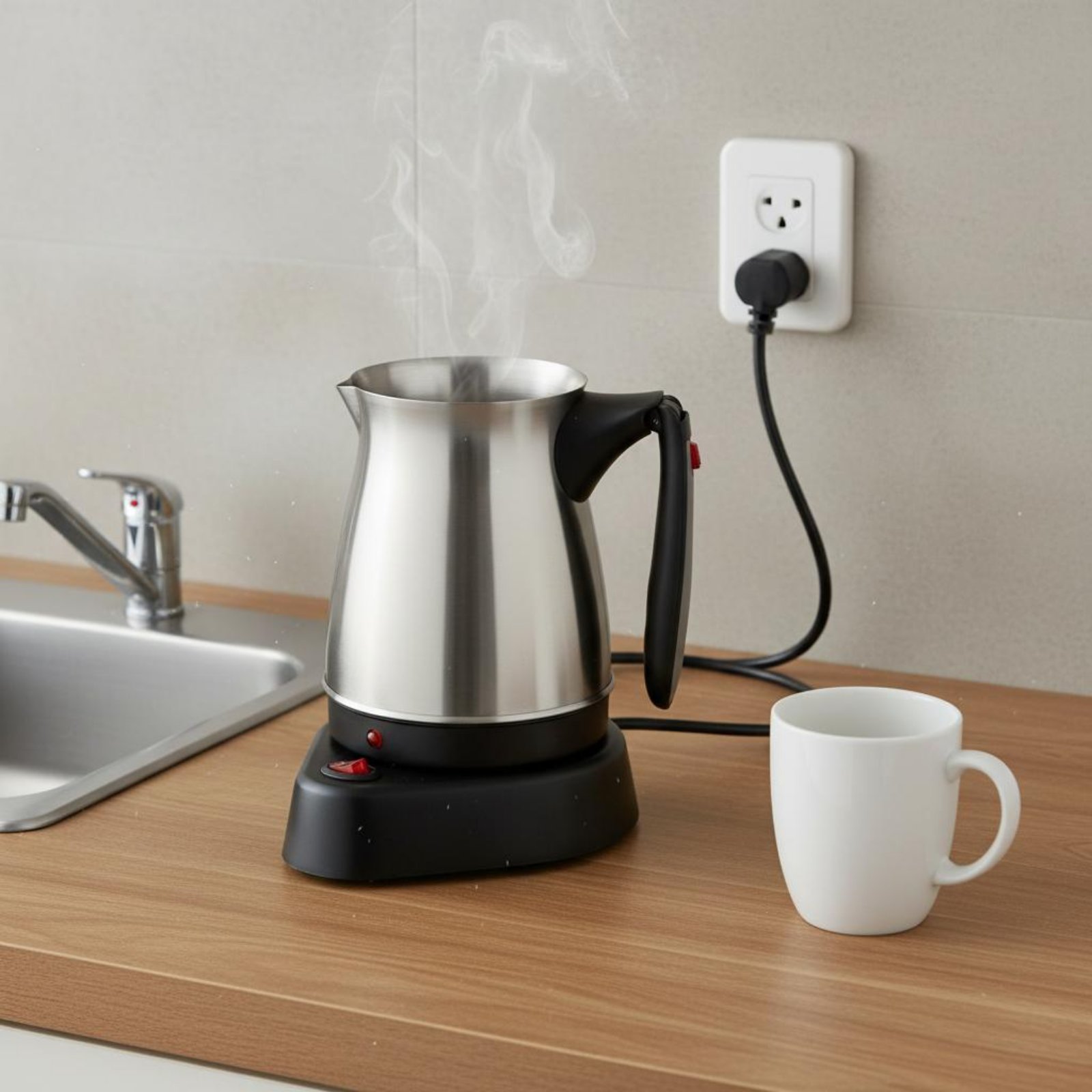 Cafetera Eléctrica Turca con E - Kitchen Appliances Uk reseña y precio