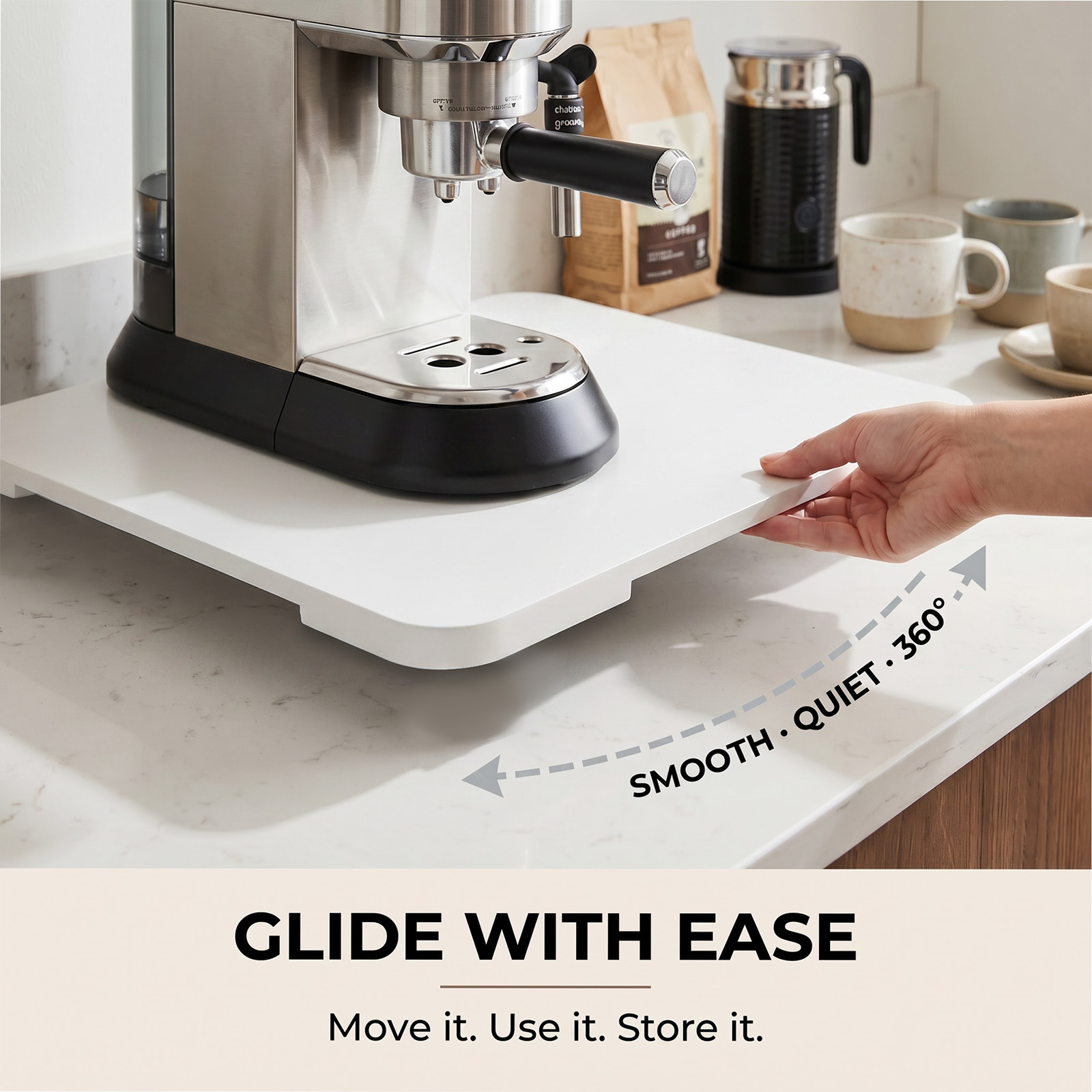Bandeja Deslizante para Electr - Kitchen Appliances Storage reseña y precio
