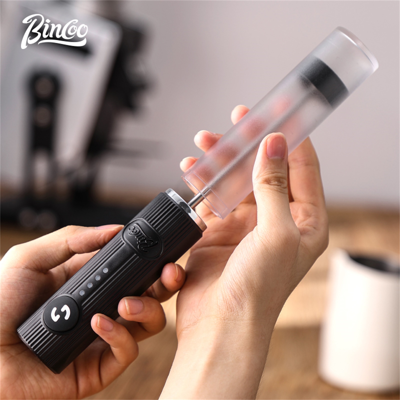 BINCOO-espumador de café eléct - Milk Frother Automatic reseña y precio