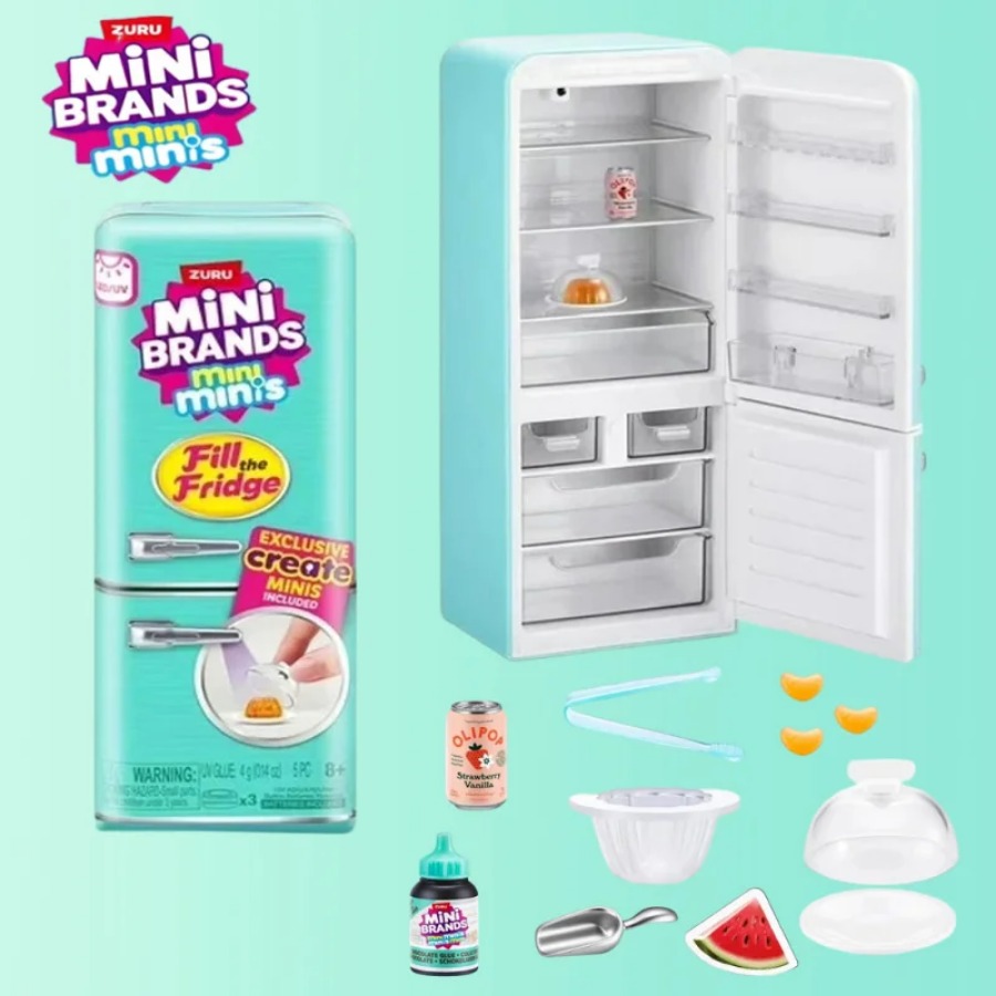 ZURU 5 Surprise Mini Fridge Ba - Kitchen Appliances Kids reseña y precio